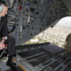 U.S. Defense Secretary James Mattis looks out over Kabul as he arrives via helicopter at Resolute Support headquarters on April 24, 2017 in in Kabul, Afghanistan. Photo credit Getty Images